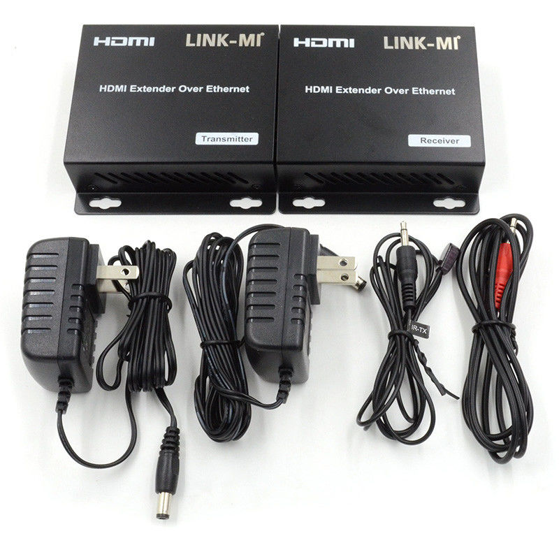 120M HDMI Extender AV Over IP 1080P با نقطه پشتیبانی IR به بسیاری از بسیاری از موارد