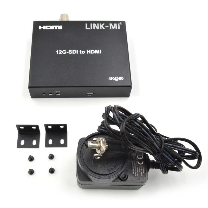 12G 6G 3G SDI به HDMI پشتیبانی از کنورتر ویدیویی YUV4:2۲ تا ۱۲۰ متری
