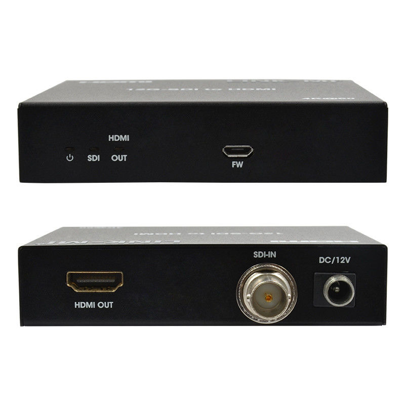 12G 6G 3G SDI به HDMI پشتیبانی از کنورتر ویدیویی YUV4:2۲ تا ۱۲۰ متری