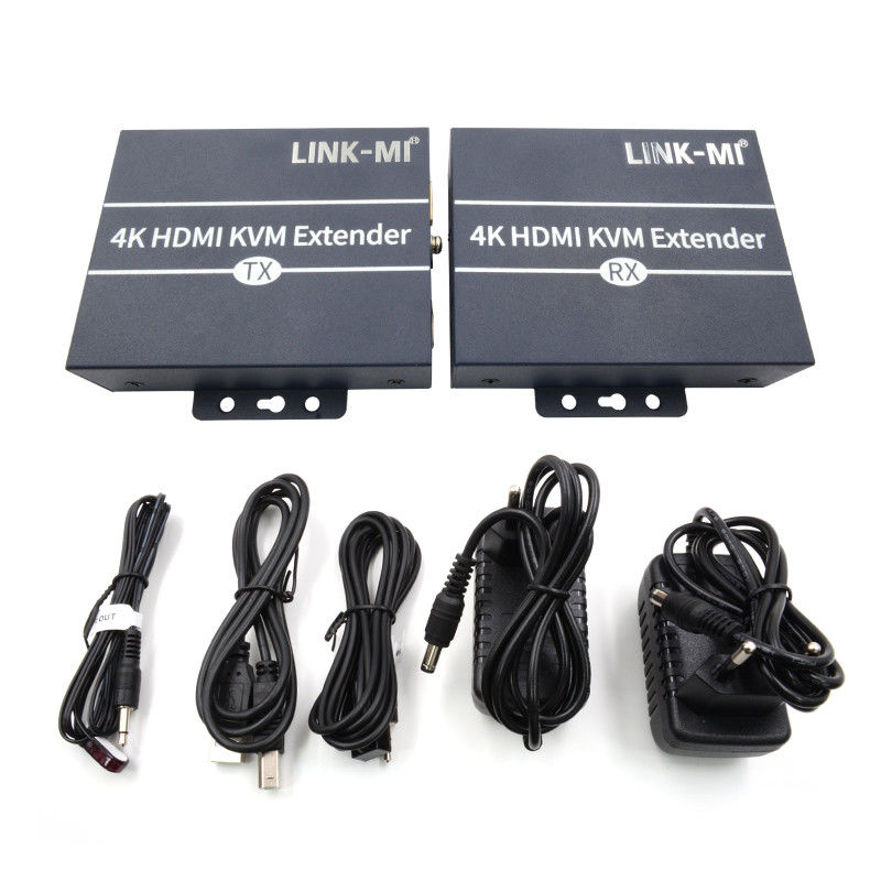 120 متر 4K KVM Extender HDMI Over Cat 6 / Cat6e کابل برای ماوس صفحه کلید