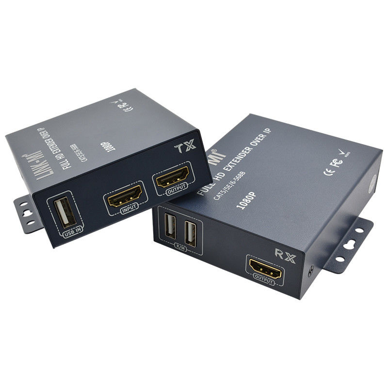 200M 1080p HDMI KVM Extenderhdmi Hdmi بیش از TCP/IP با حلقه از نقطه به چند نقطه