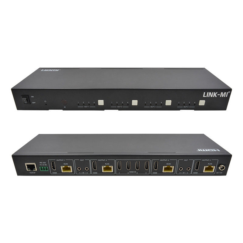 70M 4X4 ماتریس HDMI با تابع ماتریس IR 18Gbps 4K@60Hz HDMI 2.0b POC