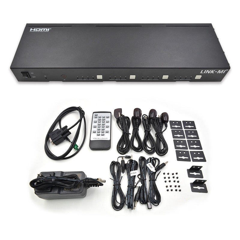 70M 4X4 ماتریس HDMI با تابع ماتریس IR 18Gbps 4K@60Hz HDMI 2.0b POC