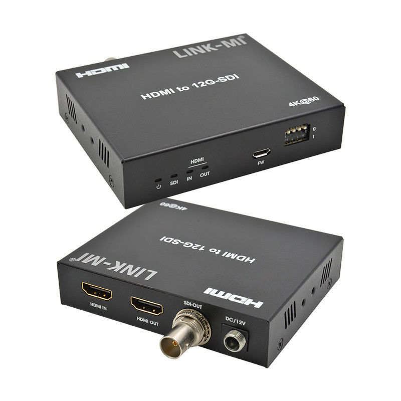 4K HDMI به SDI کنورتر با حمایت Loop Out 12G 4K@60Hz EDID Max 120m
