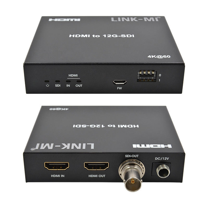 4K HDMI به SDI کنورتر با حمایت Loop Out 12G 4K@60Hz EDID Max 120m