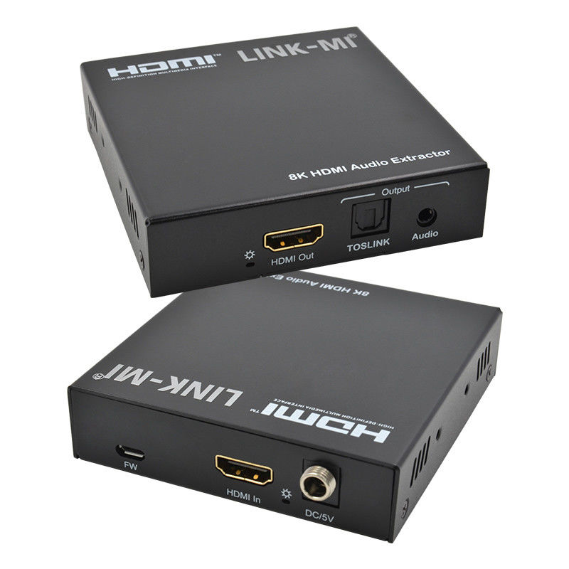 اکستراکتور صوتی HDMI 2.1 Audio Splitter 4k پشتیبانی 8K 60Hz YUV4:2:0 CEC
