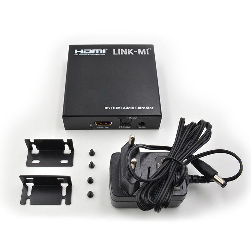 اکستراکتور صوتی HDMI 2.1 Audio Splitter 4k پشتیبانی 8K 60Hz YUV4:2:0 CEC