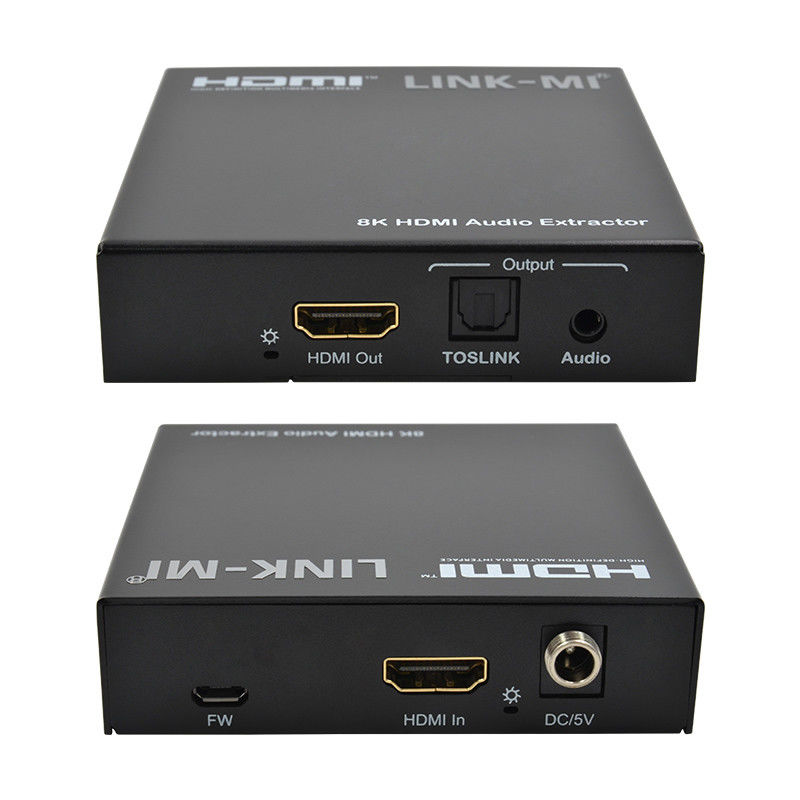 اکستراکتور صوتی HDMI 2.1 Audio Splitter 4k پشتیبانی 8K 60Hz YUV4:2:0 CEC
