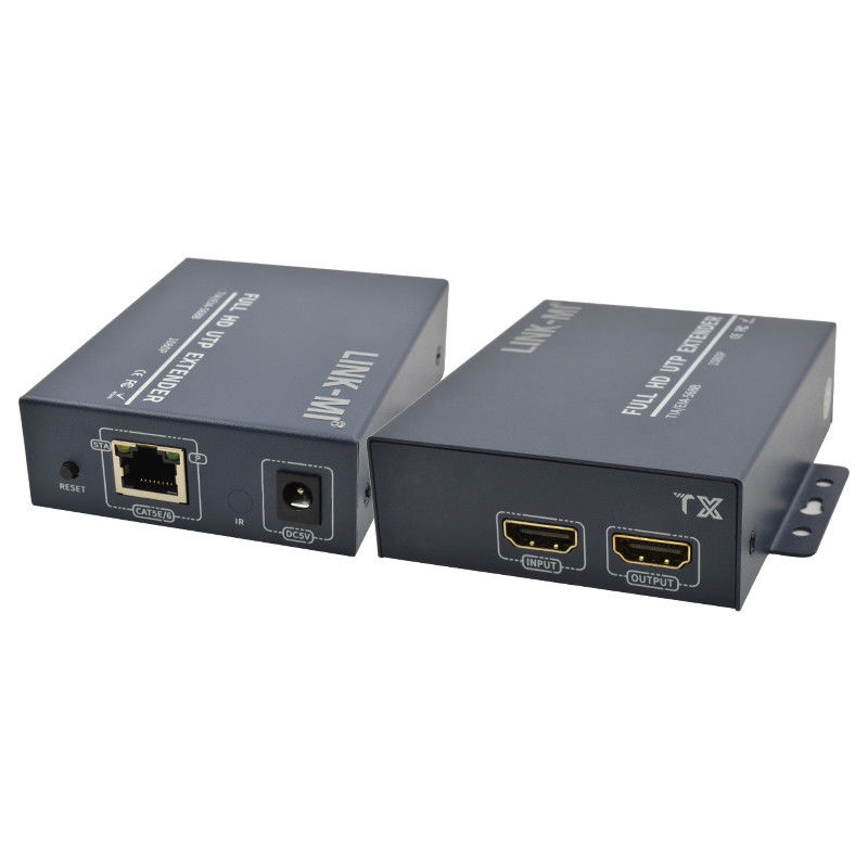 1080P 120M HDMI بیش از Cat5E Cat6 Video Extender Cable با عملکرد IR UTP Extender