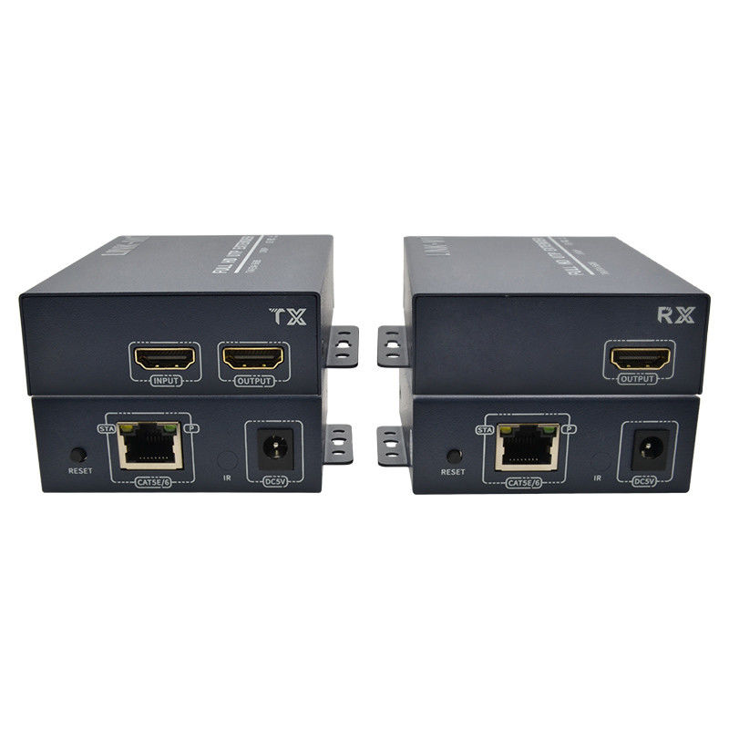 1080P 120M HDMI بیش از Cat5E Cat6 Video Extender Cable با عملکرد IR UTP Extender