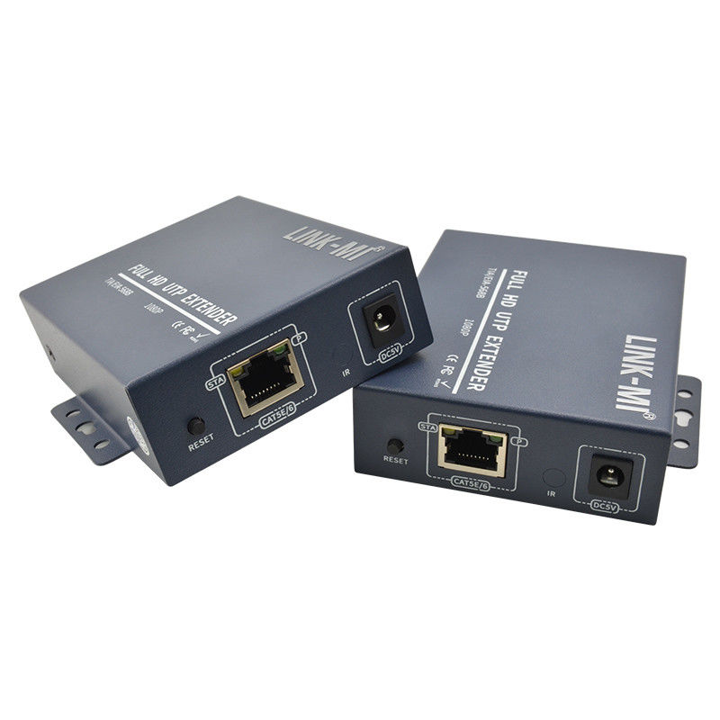 1080P 120M HDMI بیش از Cat5E Cat6 Video Extender Cable با عملکرد IR UTP Extender