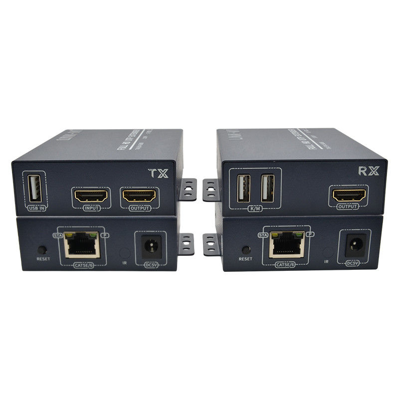 1080P 120M HDMI Extender KVM UTP Extender 148.5MHz بیش از Cat5E/6 کابل IR اختیاری