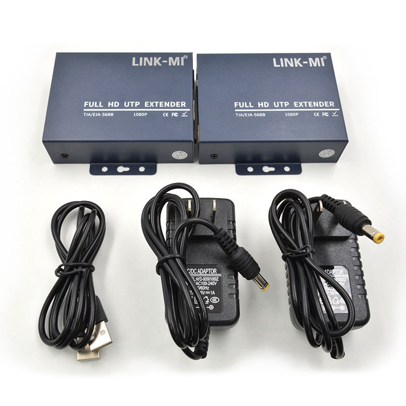 1080P 120M HDMI Extender KVM UTP Extender 148.5MHz بیش از Cat5E/6 کابل IR اختیاری