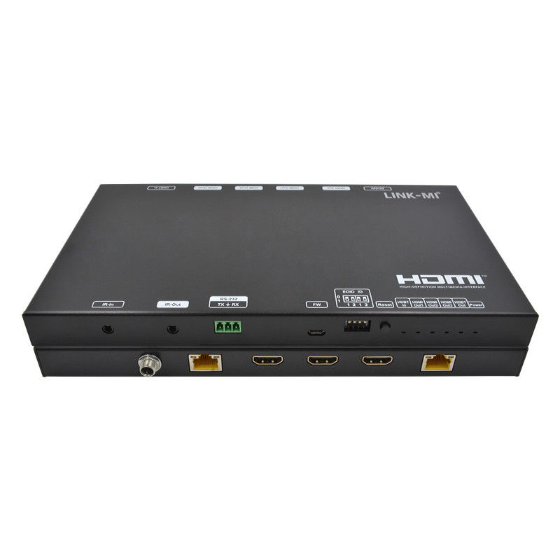 HDMI Extender 70M AV Over IP با HDMI Loop Out IR RS232 برای تکرار ویدیو 4K60Hz