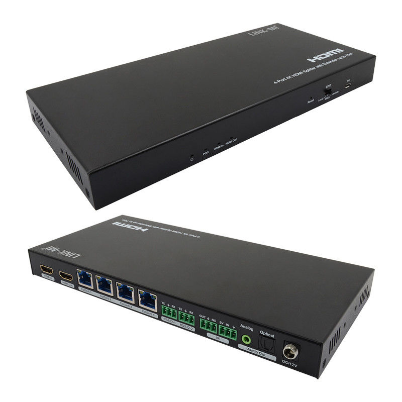 70M 1x4 4K HDMI Splitter Extender با استخراج صوتی 1x4 Hdmi Splitter over Cat6