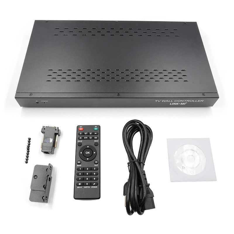 9 کانال HDMI Video Wall Controller 3X3 زوم زیرنویس های چند صفحه ای کنترل کننده برای تبلیغات