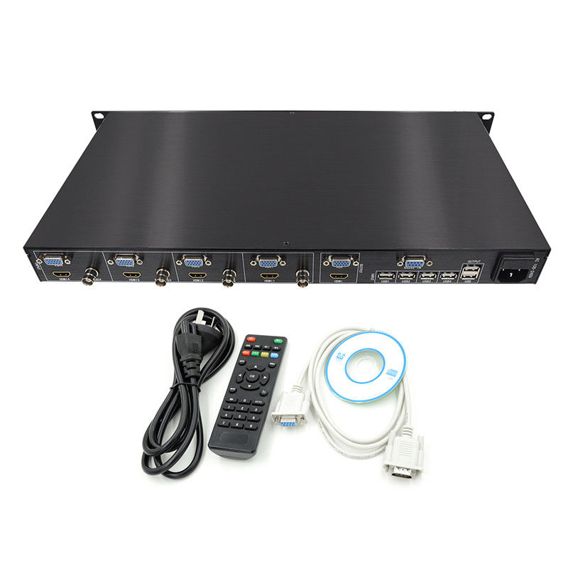 4 در 1Out HD HDMI Multi Viewer Synthesizer VGA CVBS HDMI 4x1 Quad Multi Viewer