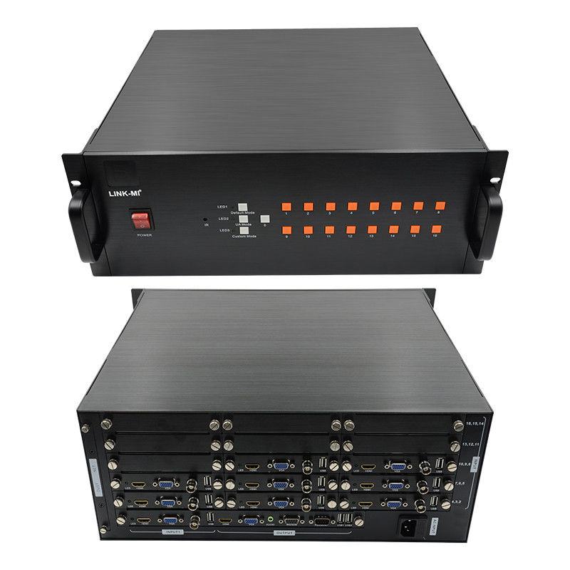 16 کانال ویدئو HDMI چند منظره VGA BNC ورودی سیگنال 1080P 16X1 HDMI سوئیچ