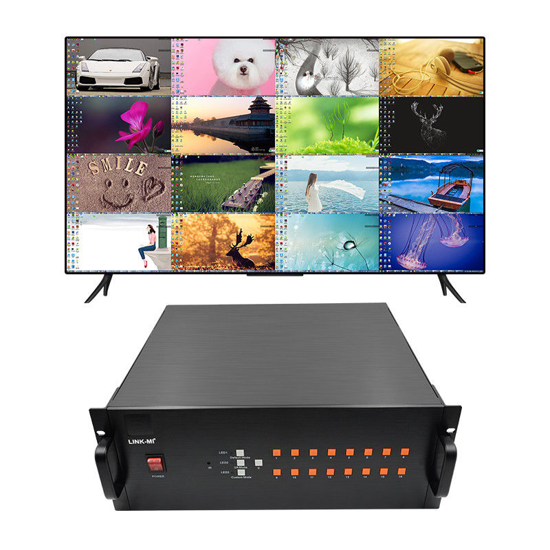 16 کانال ویدئو HDMI چند منظره VGA BNC ورودی سیگنال 1080P 16X1 HDMI سوئیچ