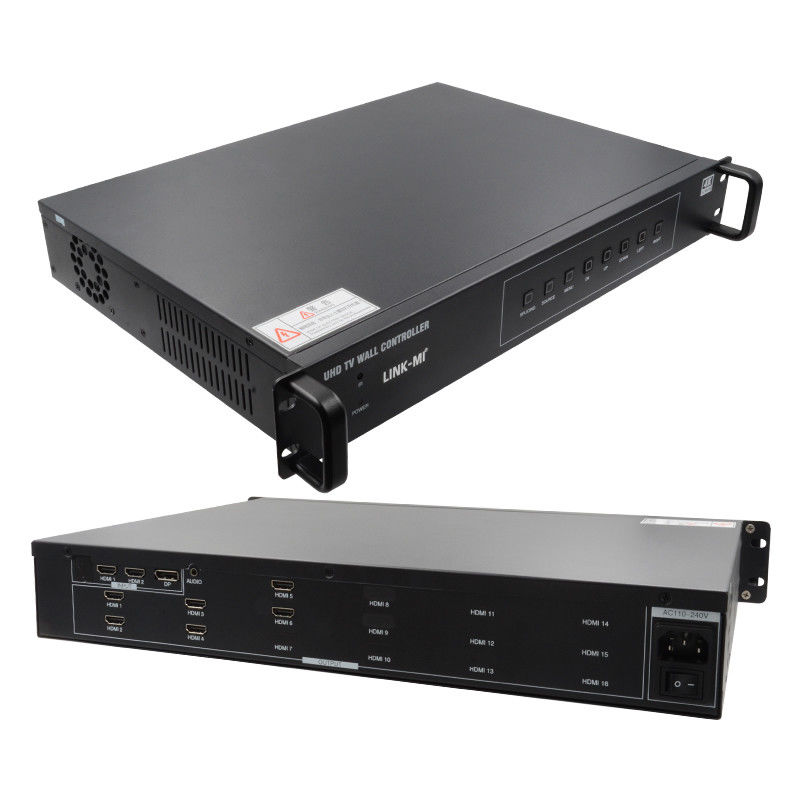 2X3 کنترل کننده دیواری ویدئویی HDMI 4K 1X4 1X3 1X2 پردازنده دیواری تلویزیون برای 6 صفحه نمایش