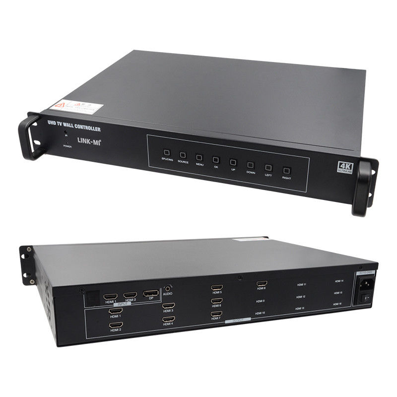 2X4 تلویزیون کنترل کننده دیواری HDMI 4K 60Hz 2X3 پردازنده دیواری ویدیو 2X2 برای 8 واحد نمایش