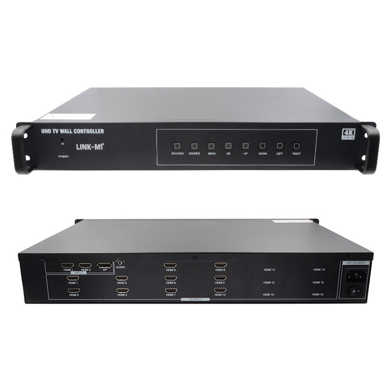 4K Video Wall Splitter HDMI1 2x5 Splicing HDMI2.0 HDMI1.4 DP ورودی 4K@60Hz 4:4:4