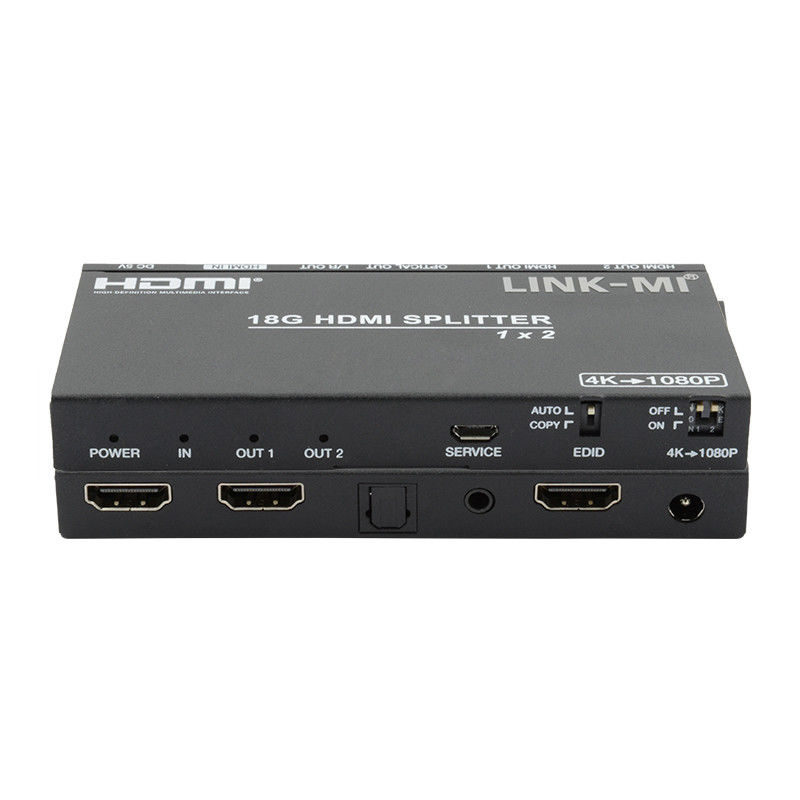 4K 2.0b 2 پورت HDMI Splitter 4 HDCP 2.2COPY AUTO EDID Hdmi صوتی و ویدیویی استخراج