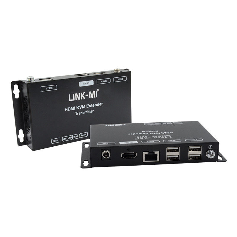 50M HDMI USB KVM Extender Up 50m 100m پشتیبانی دوگانه POC USB20