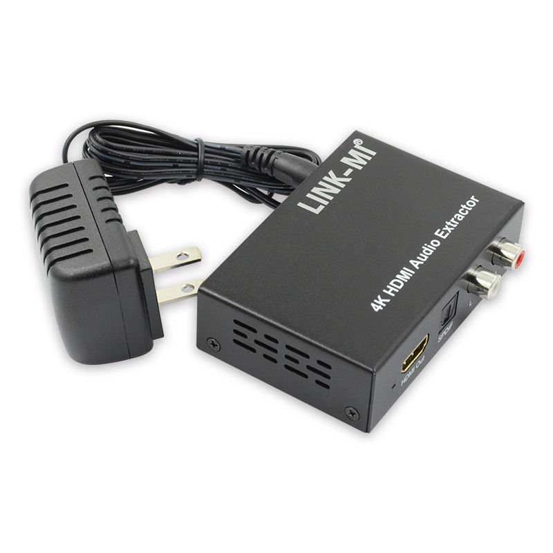 2K 4K HDMI Audio Extractor برای Apple TV Blu-Ray Player پشتیبانی از EDID سه بعدی