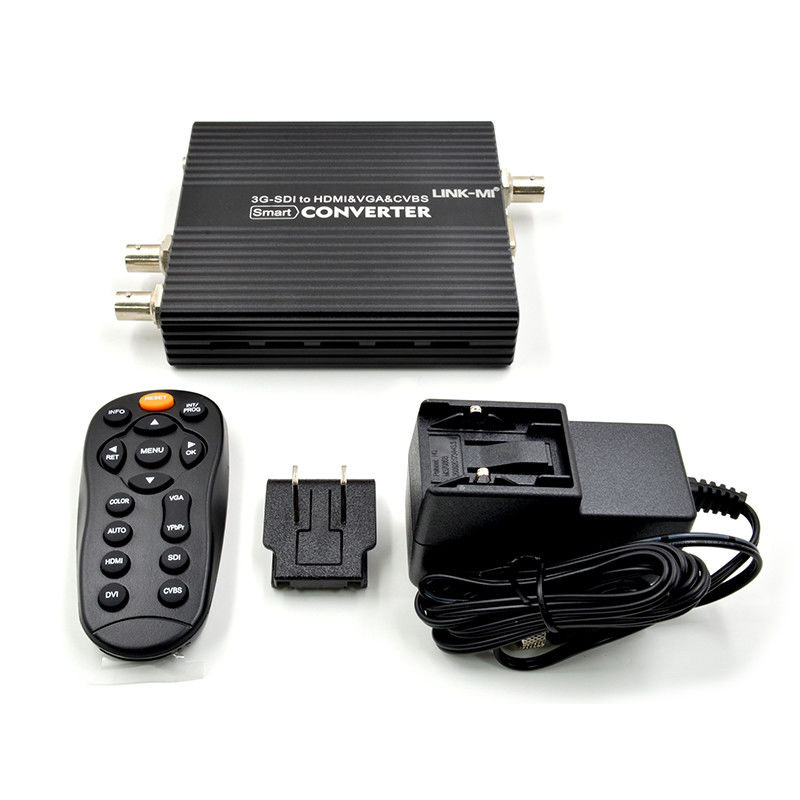 CVBS SDI به تبدیل HDMI همه Cvbs به HDMI SDI به VGA Video Converter 75 Ohm