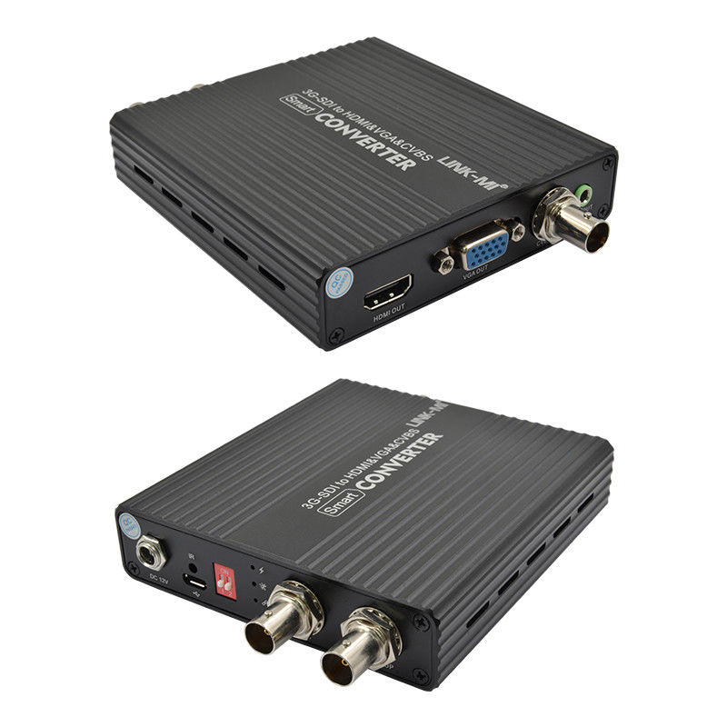 CVBS SDI به تبدیل HDMI همه Cvbs به HDMI SDI به VGA Video Converter 75 Ohm