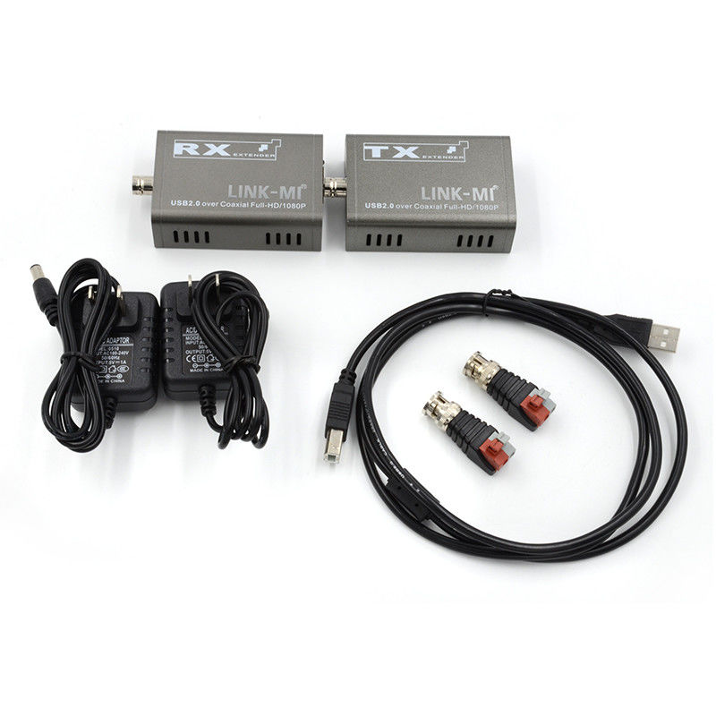 50M KVM Extender برای دوربین 1080P USB Extender از طریق کابل کواکسیال Kvm از طریق فیبر