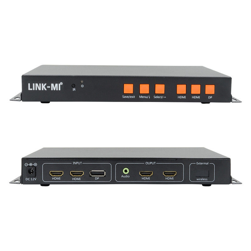 صفحه نمایش تلفن کنترل کننده دیوار ویدئویی HDMI 90 180 270 درجه چرخش پردازنده چند پنجره HDMI