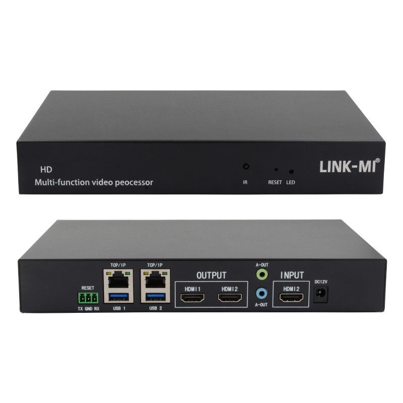 چند زبان RS232 HDMI Video Wall Controller HD Caption Adder پردازنده ویدیویی HDMI