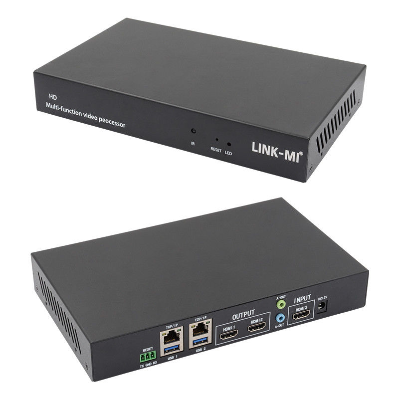 چند زبان RS232 HDMI Video Wall Controller HD Caption Adder پردازنده ویدیویی HDMI