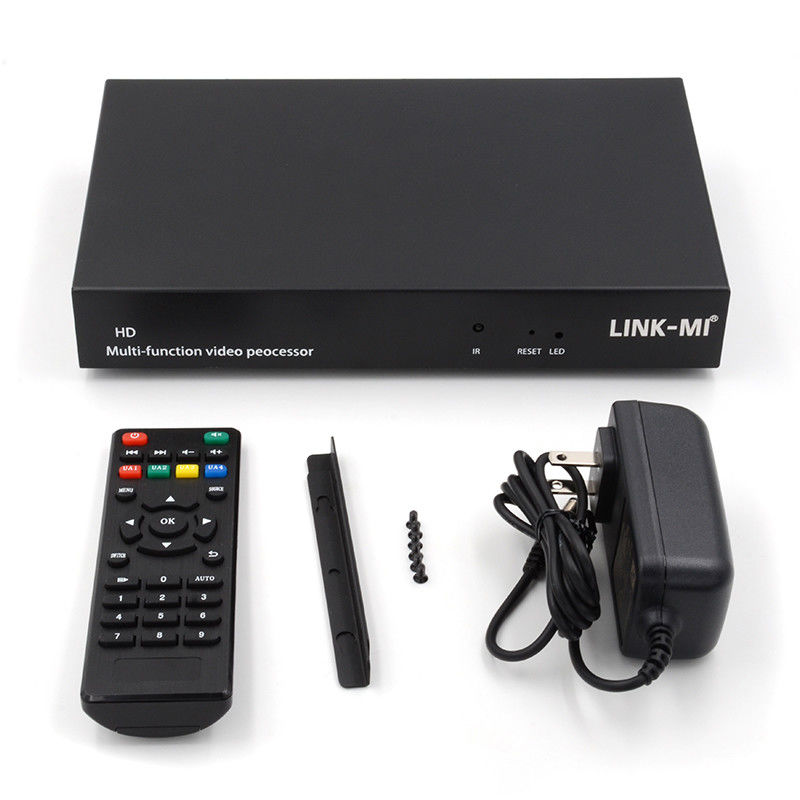 چند زبان RS232 HDMI Video Wall Controller HD Caption Adder پردازنده ویدیویی HDMI