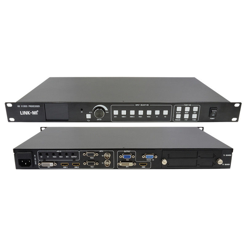 480i/P 576i/P کنترل کننده دیواری ویدئویی HDMI 7 در 3 پردازنده ویدئویی LED