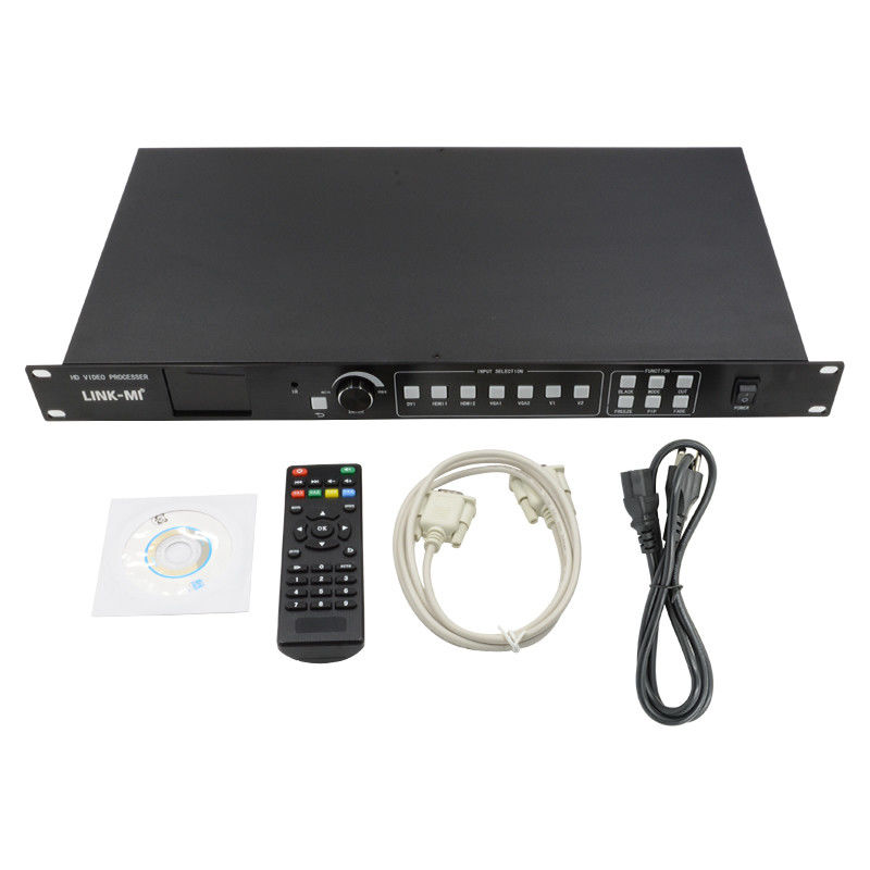 480i/P 576i/P کنترل کننده دیواری ویدئویی HDMI 7 در 3 پردازنده ویدئویی LED
