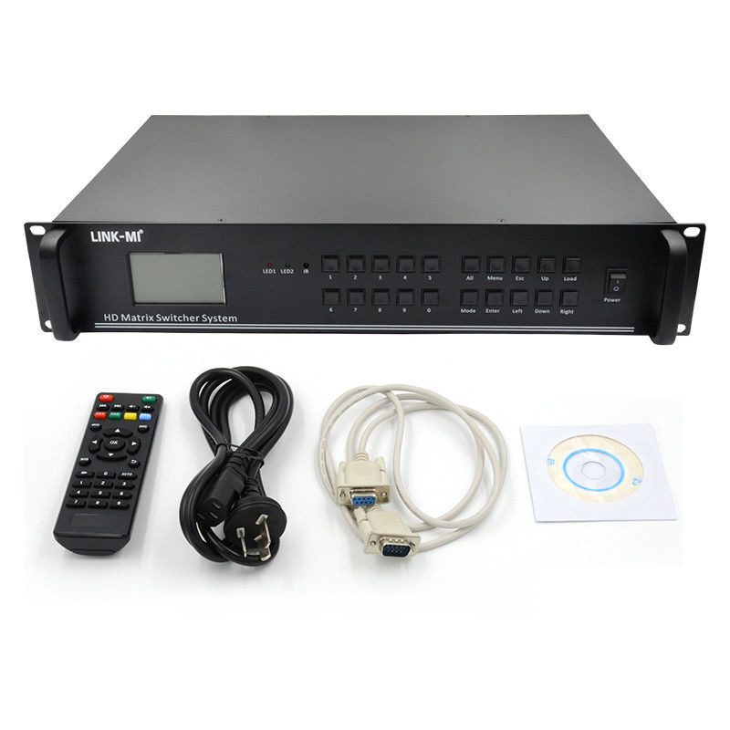 4K Video Audio Matrix 8X8 HDMI Matrix Switcher System RS232 کنترل از راه دور TCP/IP