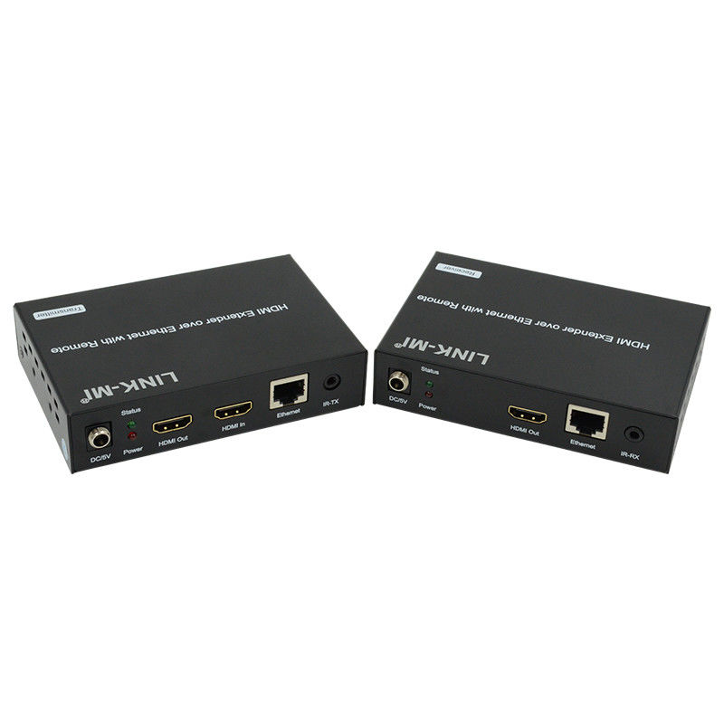 120M AV HDMI Over IP POE Extender پشتیبانی از POE RS232 ویدیو HDMI Extender