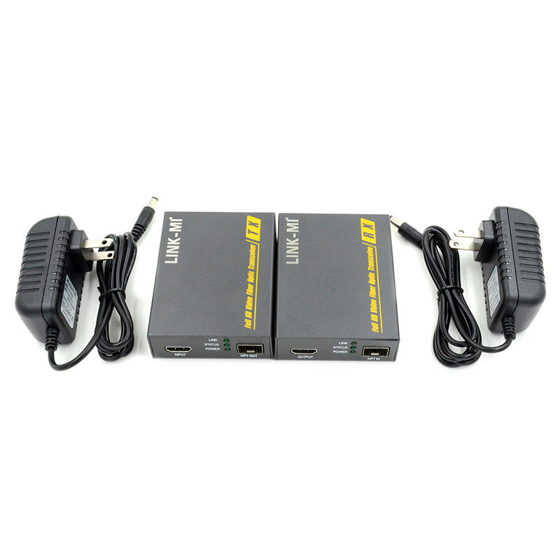 2km HDMI Fiber Optic Extender پشتیبانی از 3D 4K EDID Video Extender از طریق فیبر