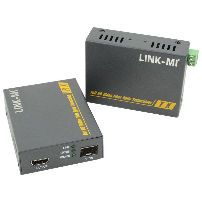 2km HDMI Fiber Optic Extender پشتیبانی از 3D 4K EDID Video Extender از طریق فیبر