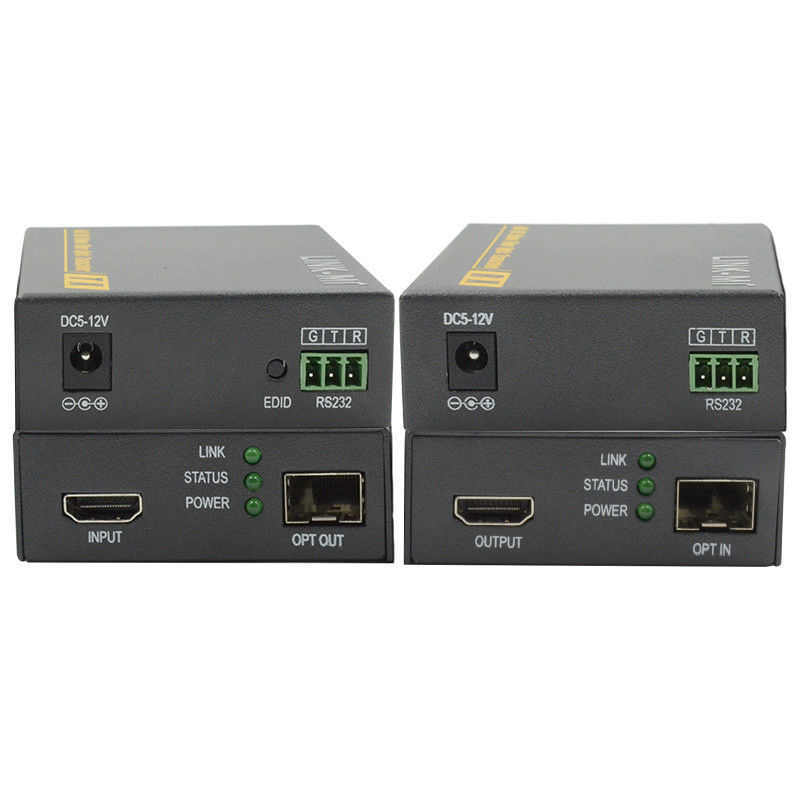 2km HDMI Fiber Optic Extender پشتیبانی از 3D 4K EDID Video Extender از طریق فیبر