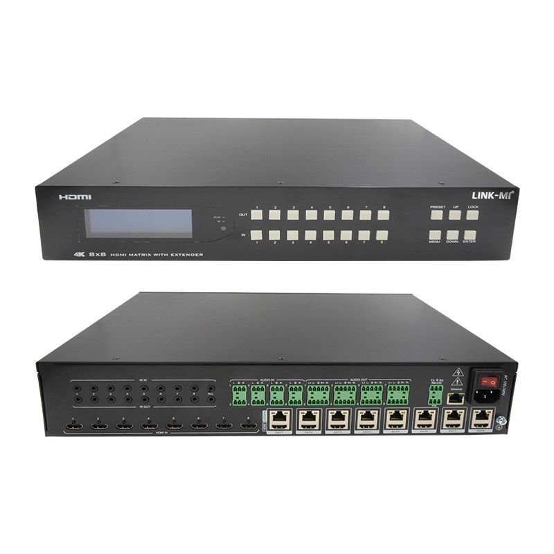8X8 HDMI Matrix Extender تا 70m 8 HDMI Loop Out 4K60Hz HDMI سوئیچ ویدیویی