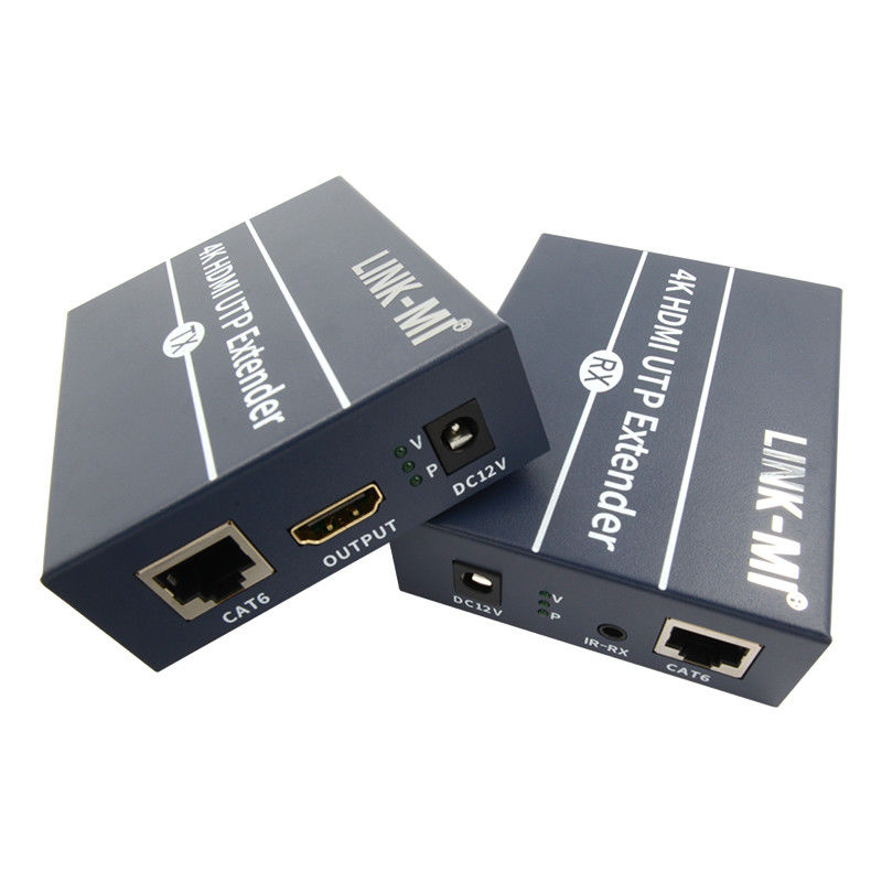 120 متری 4K HDMI Extender Over Cat6 Cat6e کابل با کنترل IR HDMI Loop Out