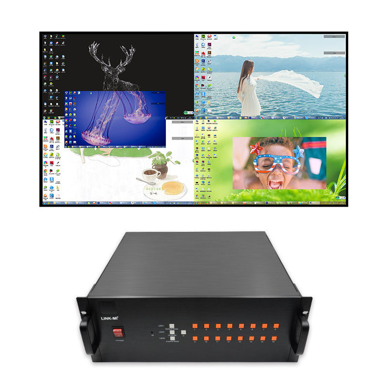 6x1 HDMI Multi Viewer VGA CVBS 6 در 1 4k Multiviewer Synthesizer 1080P