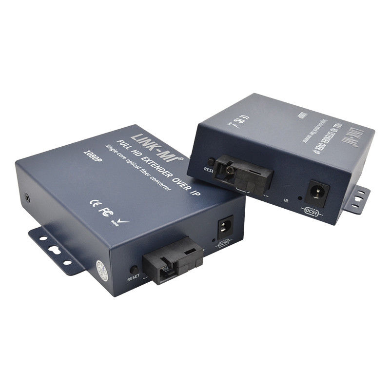 20KM HDMI Extender Over Fiber با Loop Out برای ماژول فیبر SC / FC 1080P