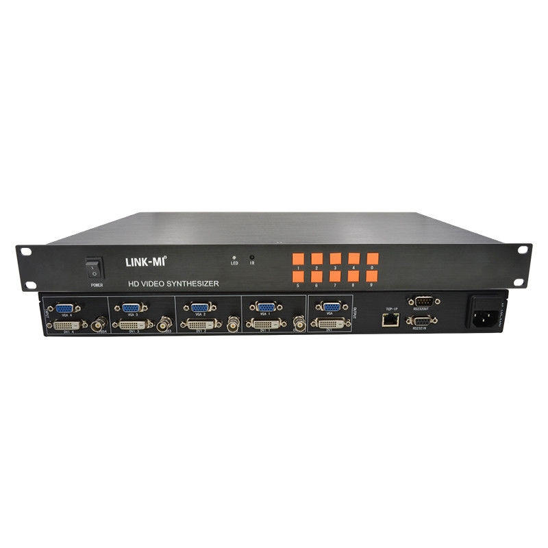 HD 4x1 HDMI Multi Viewer TCP / IP 1080P سخت افزار سینتزیاتور ویدیویی RS232