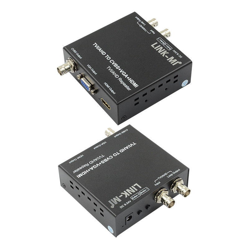 720P 60Hz AHD به HDMI تبدیل کننده TVI CVI به HDMI CVBS VGA Video Converter
