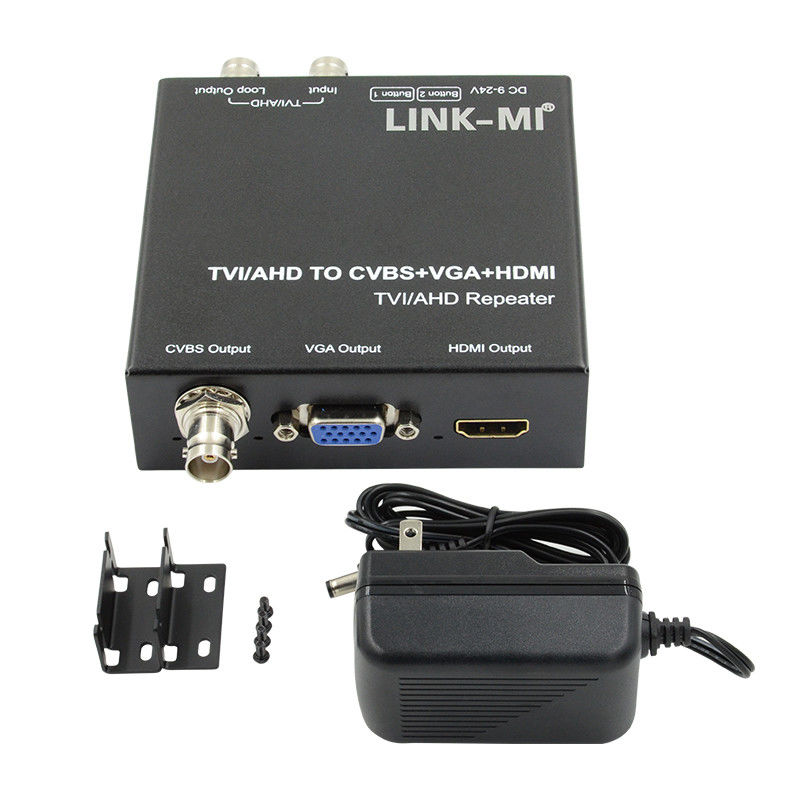 720P 60Hz AHD به HDMI تبدیل کننده TVI CVI به HDMI CVBS VGA Video Converter